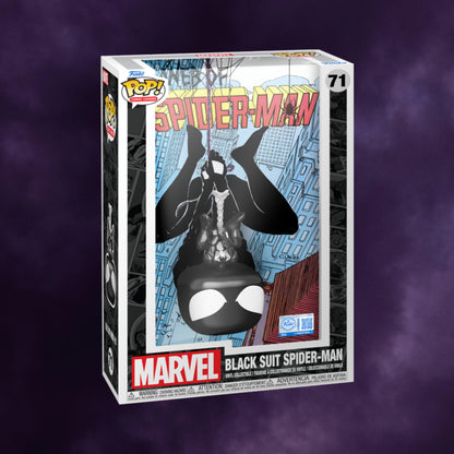 Marvel Black Suit Spider-Man Web of Spider-Man #08 Pop! Comic Covers #71