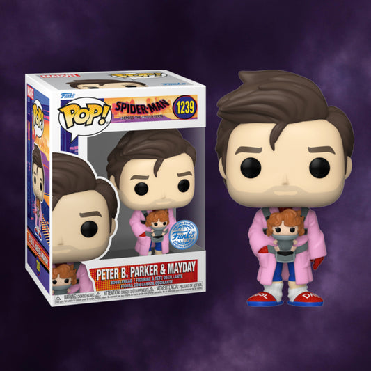 Spider-Man: Across the Spider-Verse Peter B. Parker & Mayday Funko Pop! #1239
