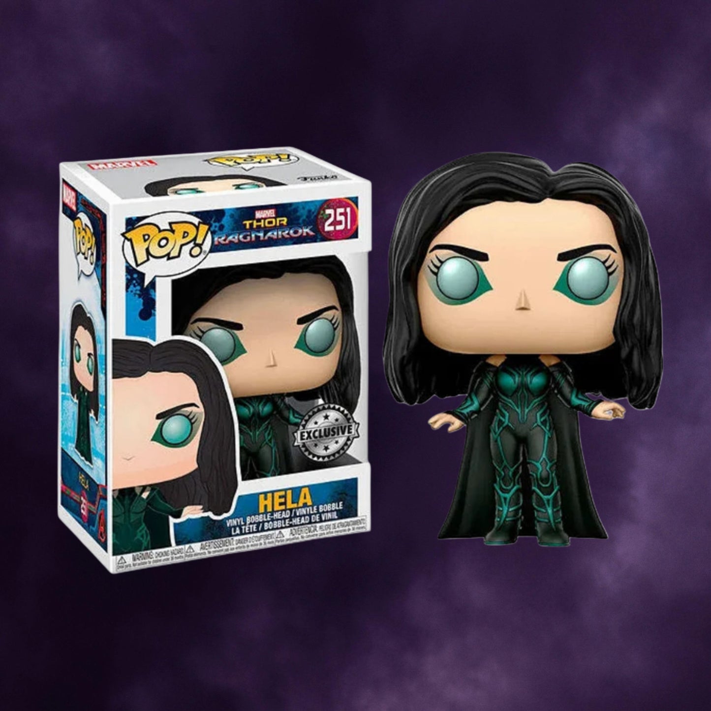 Marvel Thor: Ragnarok – Hela Unmasked Exclusive Funko Pop! #251