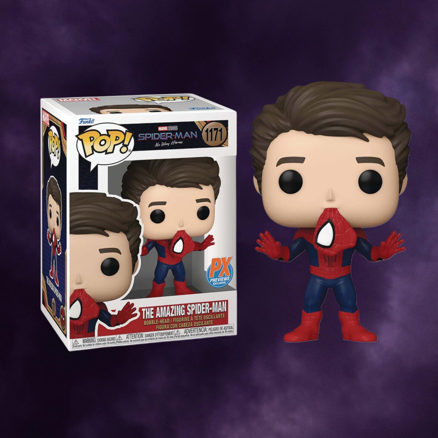 Marvel Spider-Man: No Way Home – The Amazing Spider-Man PX Previews Exclusive Funko Pop! #1171