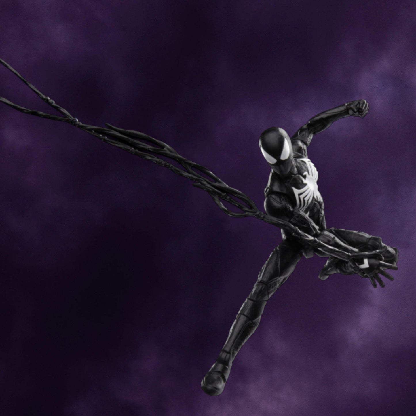 Marvel's Spider-Man 2 – Peter Parker Black Suit Gamerverse Marvel Legends 6" Scale Action Figure