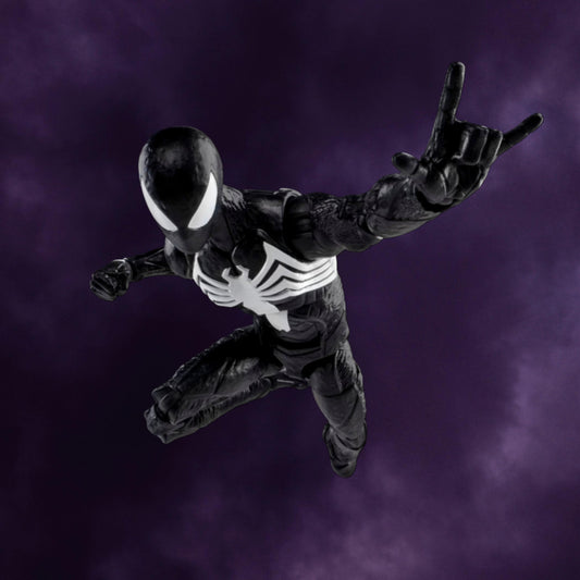 Marvel's Spider-Man 2 – Peter Parker Black Suit Gamerverse Marvel Legends 6" Scale Action Figure