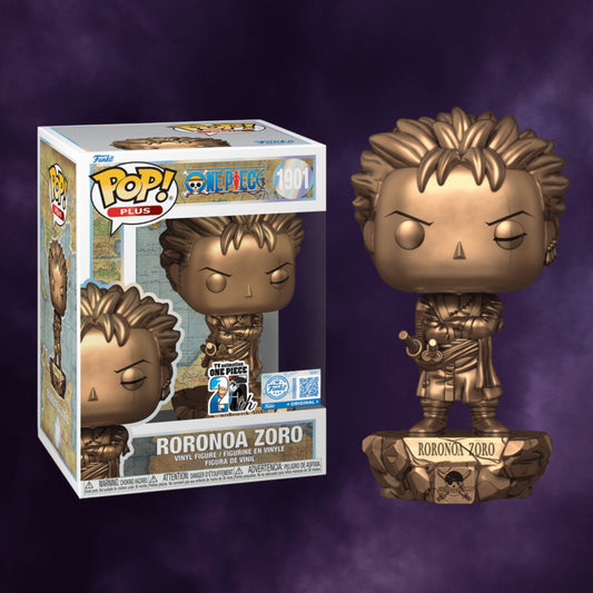 One Piece Plus Roronoa Zoro (Bronze Statue) Limited Funko Pop! #1901