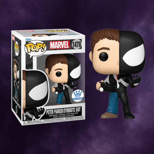 Marvel Split – Peter Parker / Symbiote Suit Funko Pop! #1478