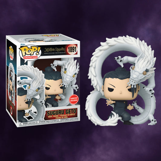 Jujutsu Kaisen – Suguru Geto with Cursed Spirit Dragon Funko Pop! #1891 (GameStop Exclusive)
