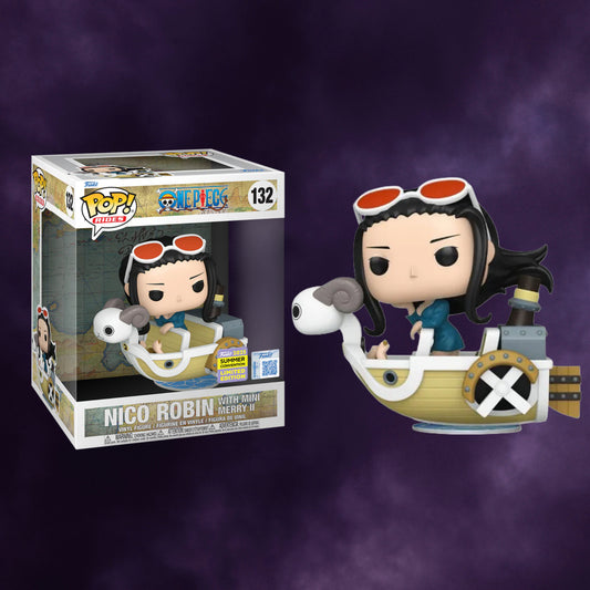 One Piece – Nico Robin with Mini Merry II Funko Pop! Rides #132 (2025 Summer Convention Limited Edition)