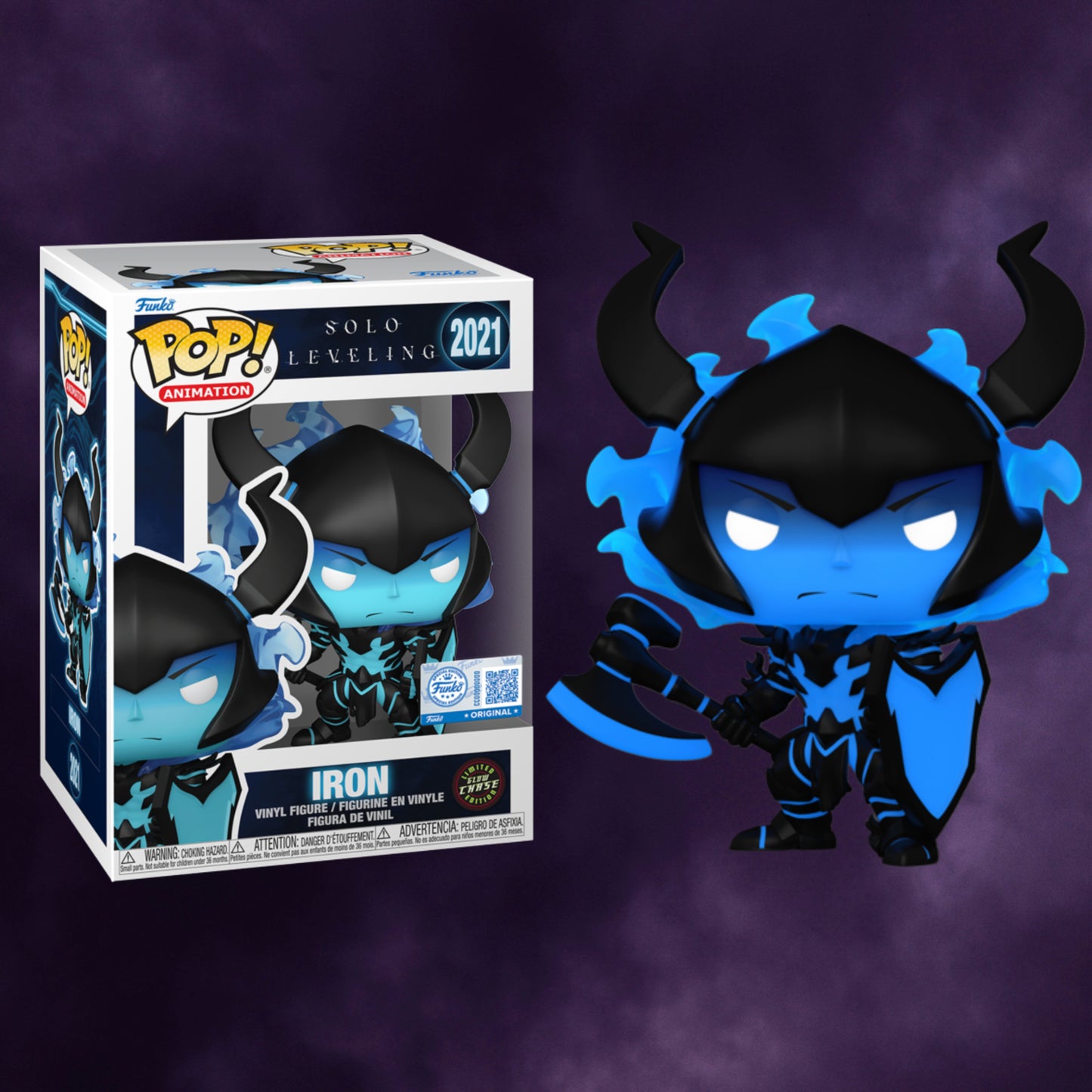 Solo Leveling – Iron Limited Edition Chase Funko Pop! #2021 (Glow in the Dark)