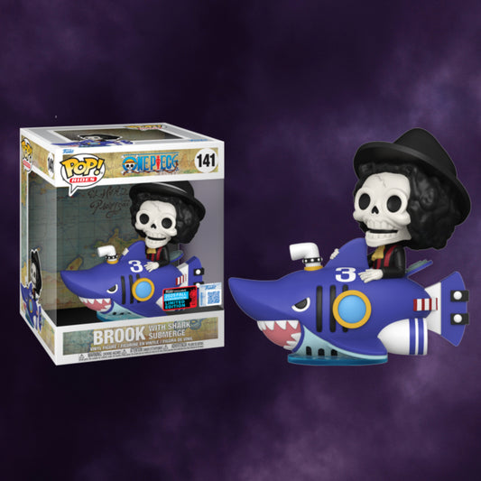 One Piece - Brook with Shark Submerge Pop! Rides Vinyl Figure #141