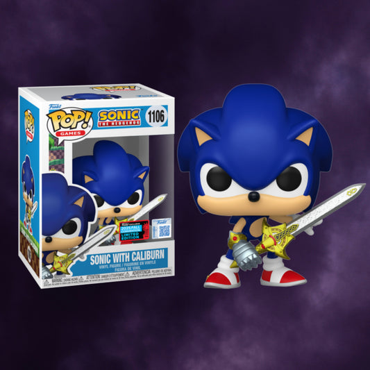 Sonic the Hedgehog - Sonic with Caliburn Funko Pop! Vinyl Figure #1106 (2025 Fall Convention Exclusive)