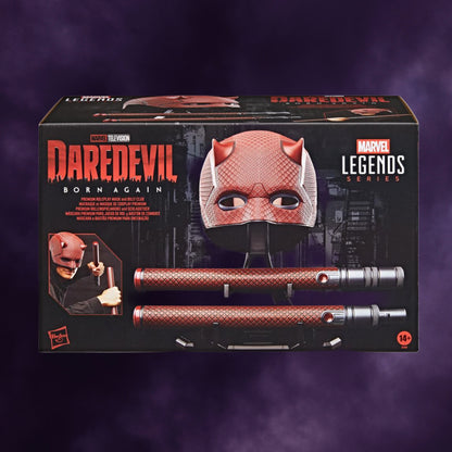 Daredevil: Born Again Marvel Legends Daredevil Premium Roleplay Mask and Billy Clubs