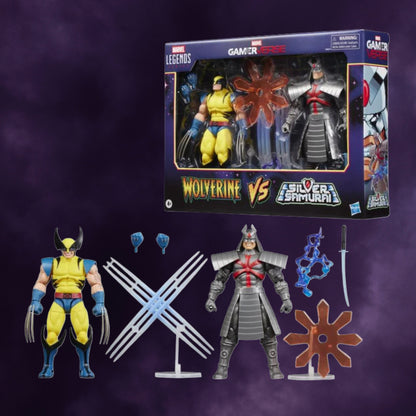 Marvel Legends Gamerverse Wolverine vs. Silver Samurai Action Figure Two-Pack