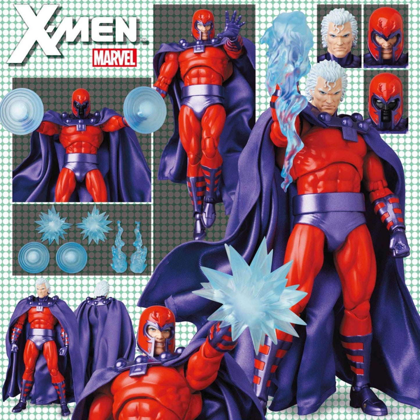 Marvel MAFEX No.179 Magneto (Original Comic Ver.) Action Figure