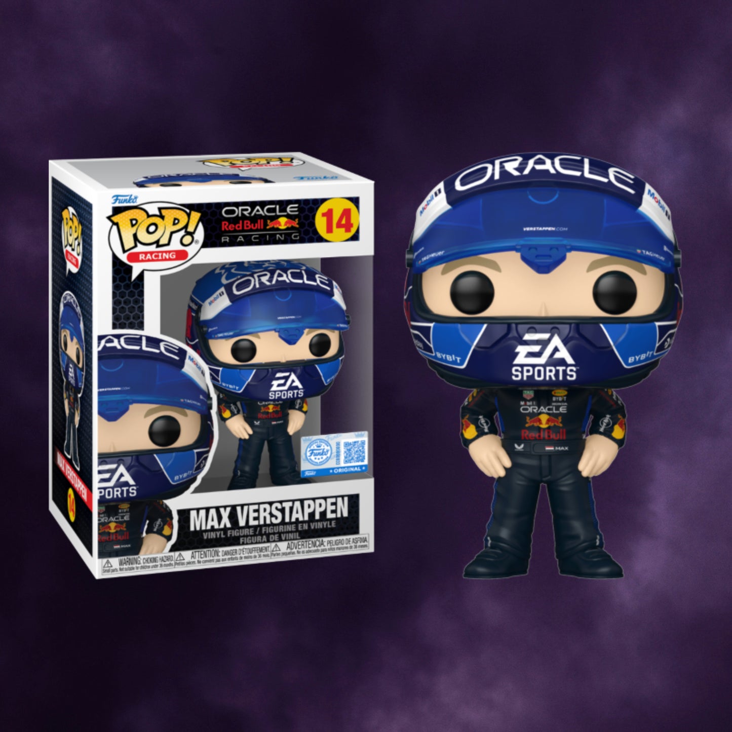 Formula 1: Oracle Red Bull Racing – Max Verstappen with USA Helmet Funko Pop! #14 (Special Edition)