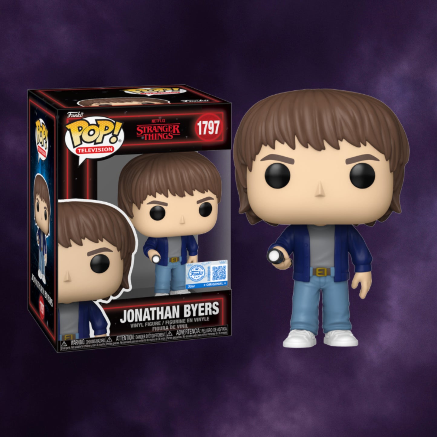 Stranger Things – Jonathan Byers with Flashlight (Season 5) Funko Pop! Exclusive #2206