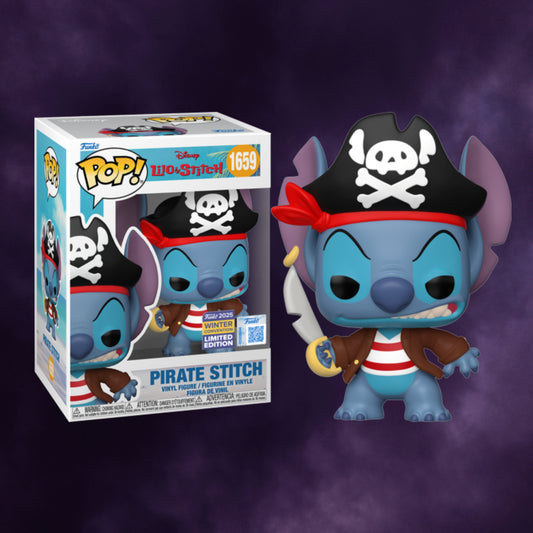 Lilo & Stitch – Pirate Stitch Funko Pop! Vinyl Figure (2025 Winter Convention Exclusive)