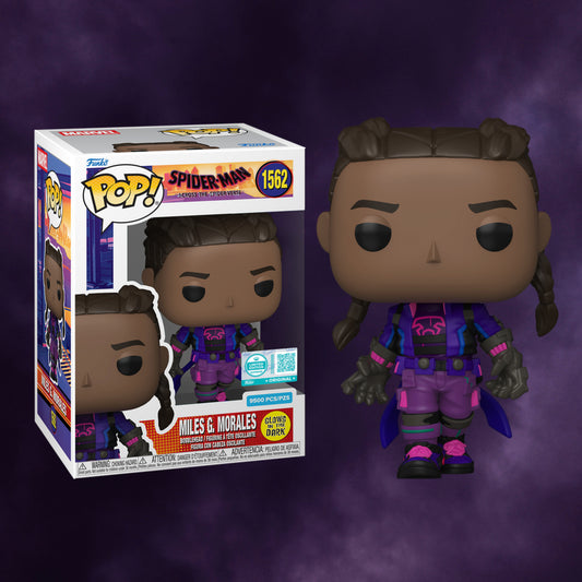 Spider-Man: Across the Spider-Verse – Miles G. Morales Funko Pop! #1562 (Glow in the Dark – Funko Special Edition 9500 pcs)