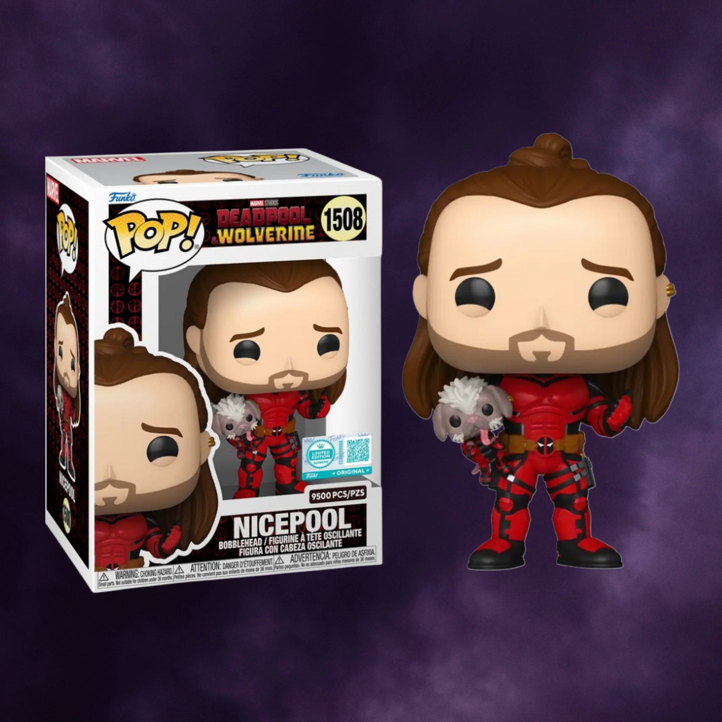 Marvel Deadpool & Wolverine – Nicepool with Dogpool Funko Pop! #1508 (Supreme Limited Edition 9500 pcs)