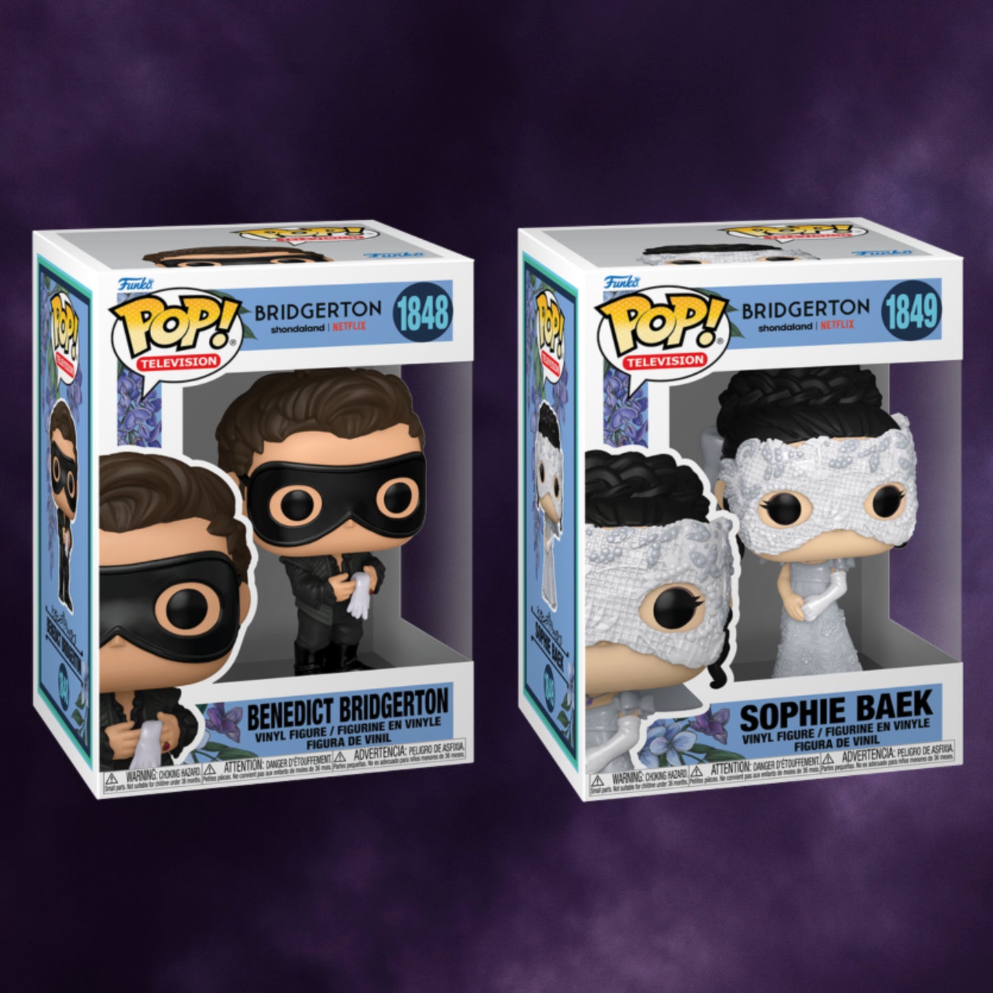Funko Pop! Television: Bridgerton – Benedict Bridgerton 1848 & Sophie Baek #1849