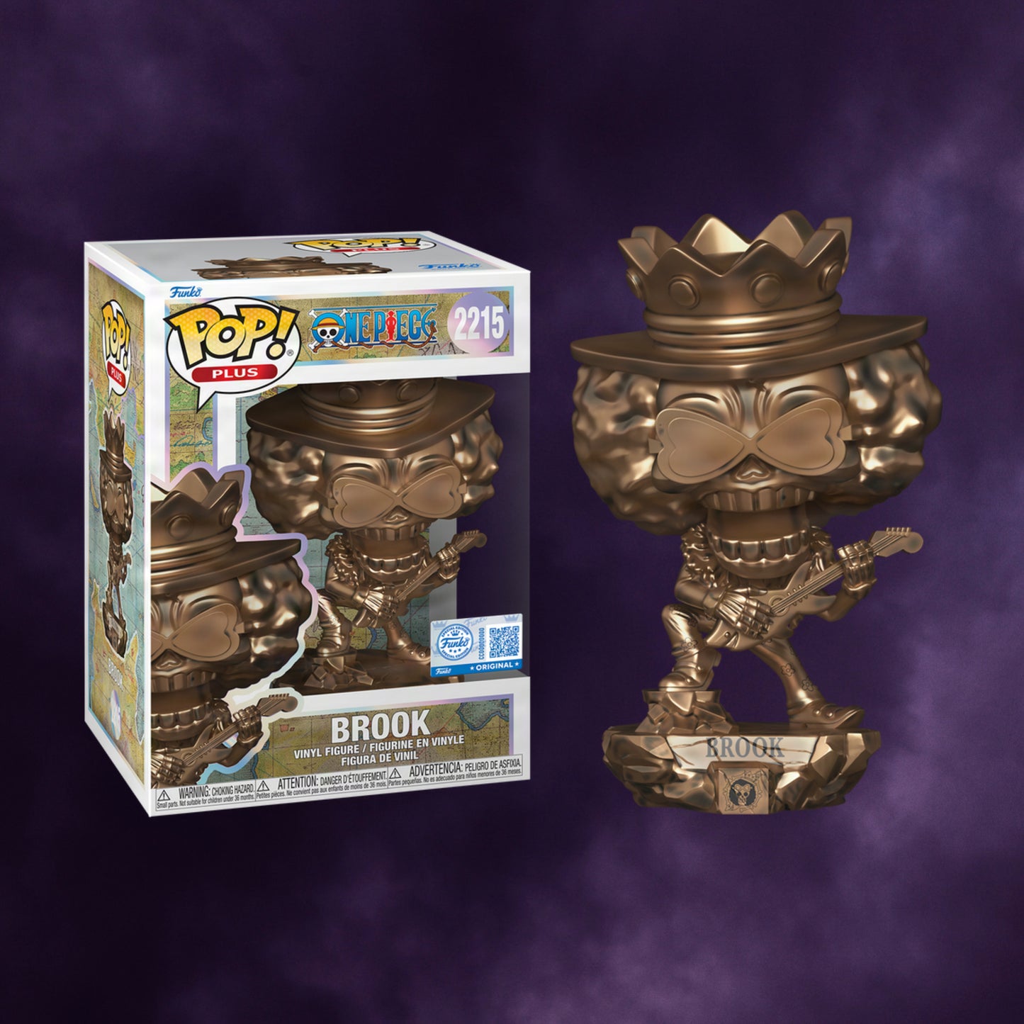 One Piece Pop! Plus Brook Bronze Statue #2215