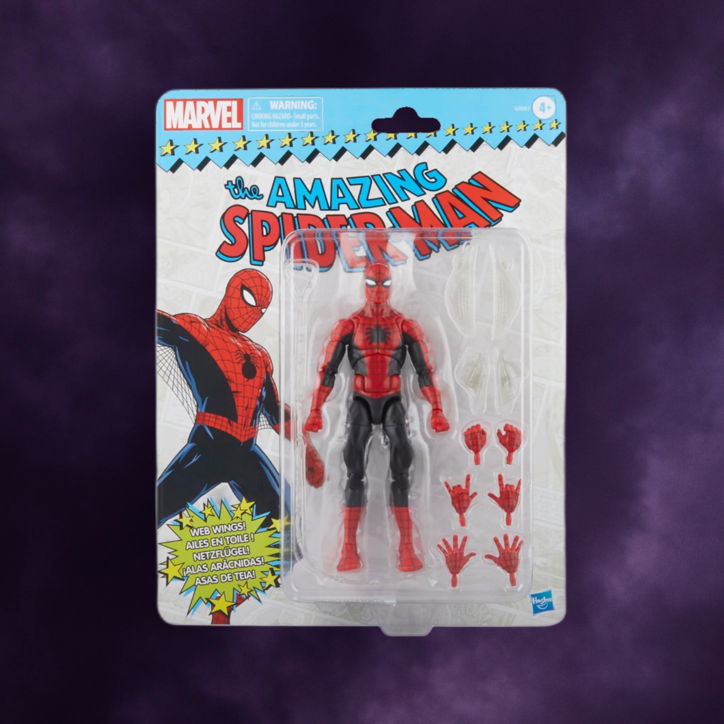 Marvel Legends – The Amazing Spider-Man (Retro Card) Action Figure