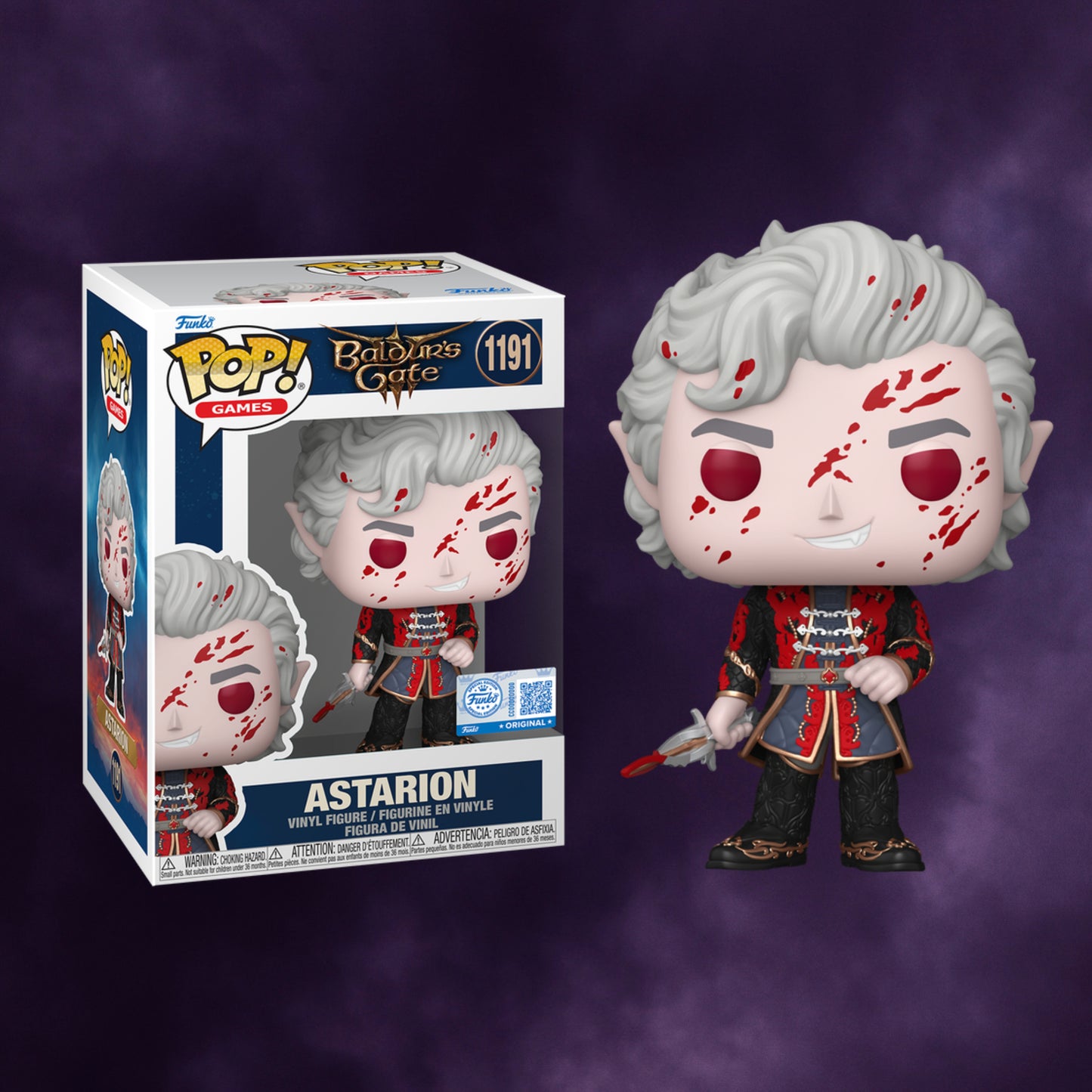 Funko Pop! Games Baldur’s Gate 3 – Astarion (Bloody) #1191