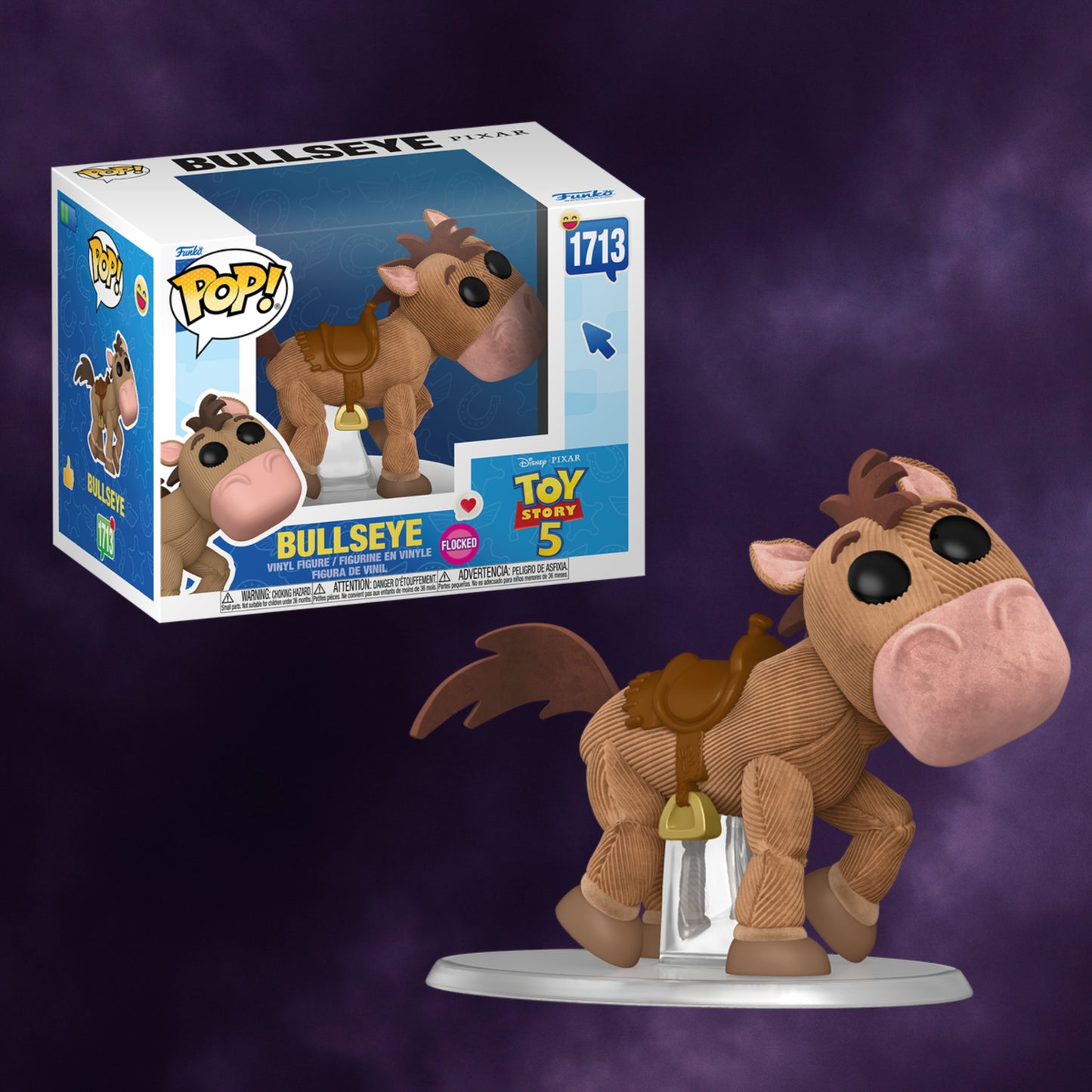 Funko Pop! Disney Pixar: Toy Story 5 – Bullseye Flocked #1713