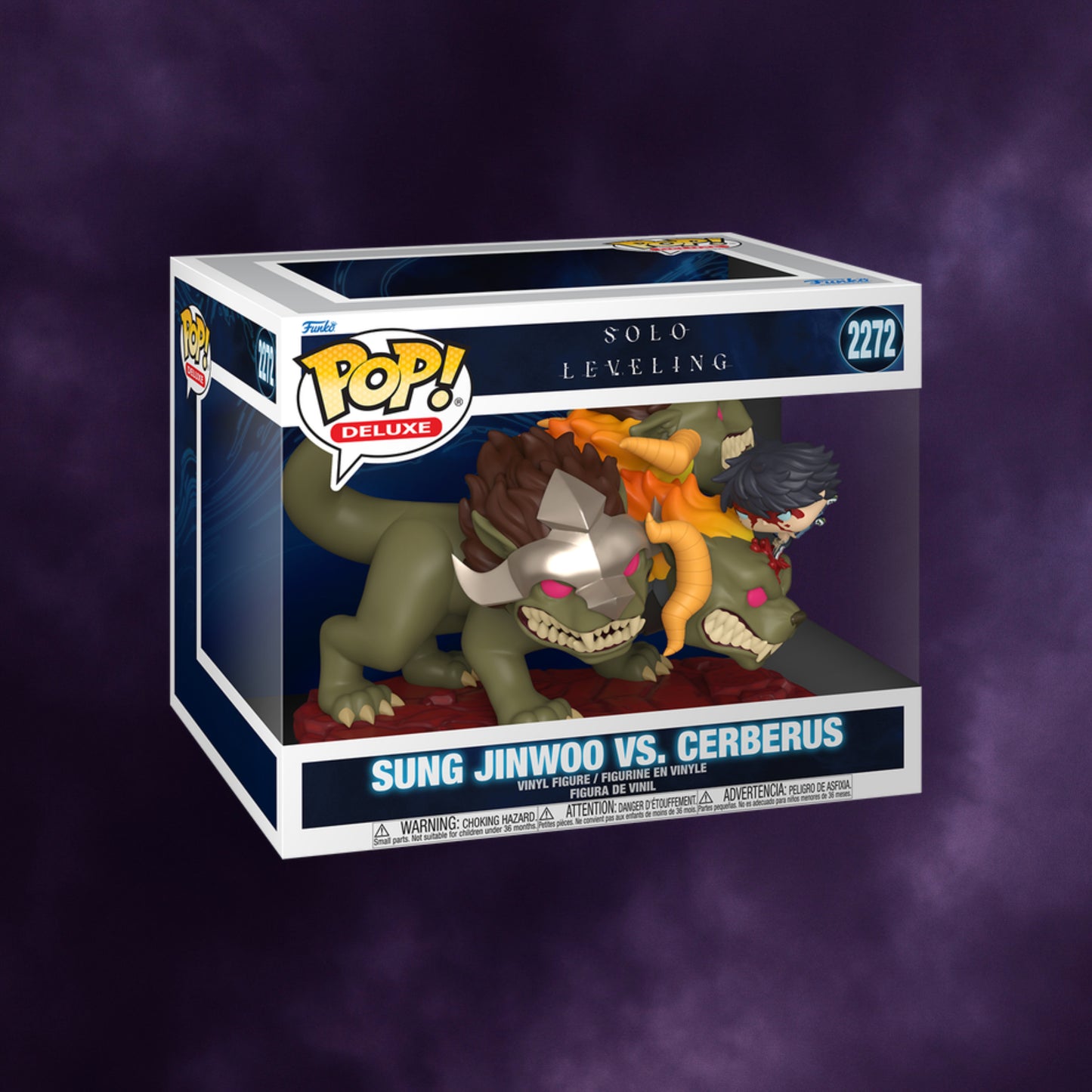 Funko Pop! Deluxe: Solo Leveling – Sung Jinwoo vs. Cerberus #2272