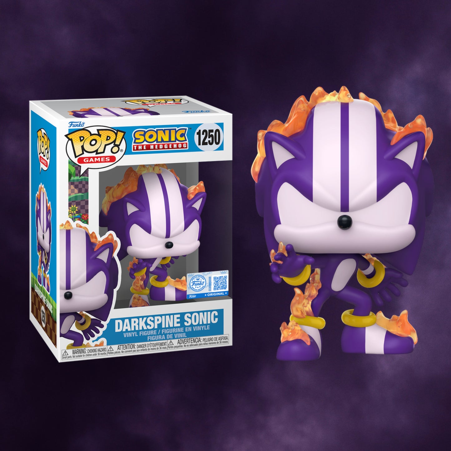 Funko Pop! Games – Darkspine Sonic Exclusive #1250