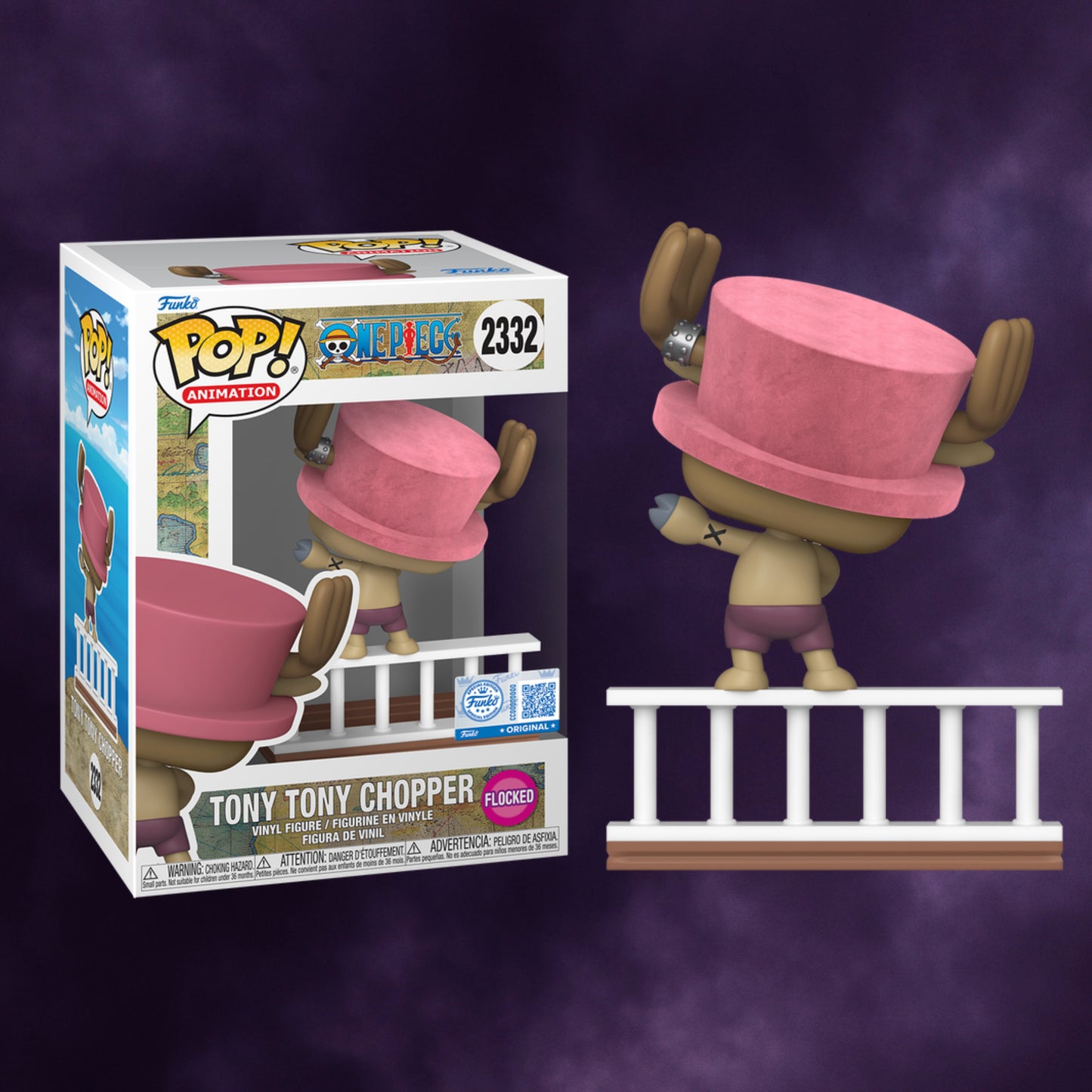 Funko Pop! Animation: One Piece – Tony Tony Chopper Flocked #2332