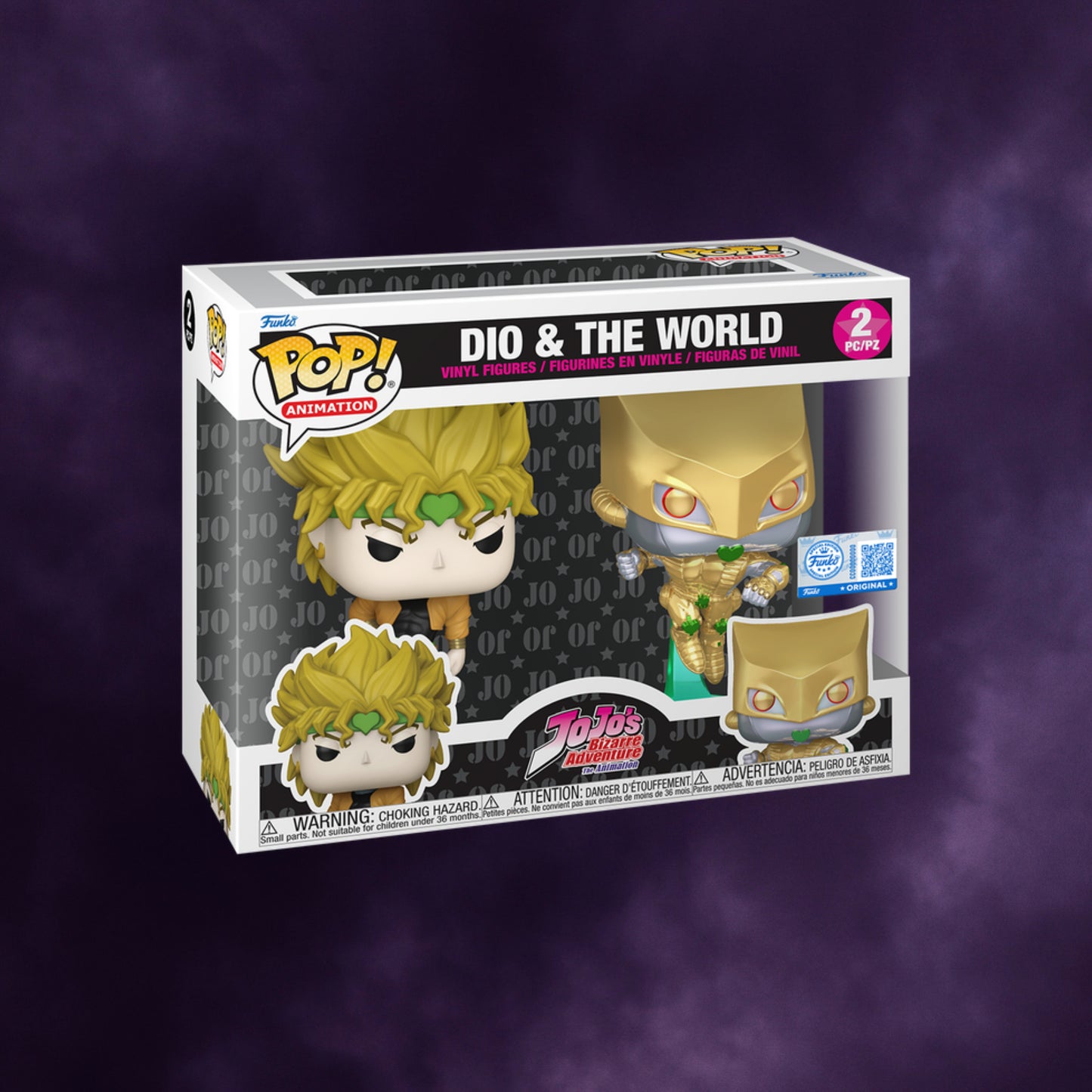 Funko Pop! Animation: JoJo’s Bizarre Adventure – DIO & The World 2-Pack Exclusive