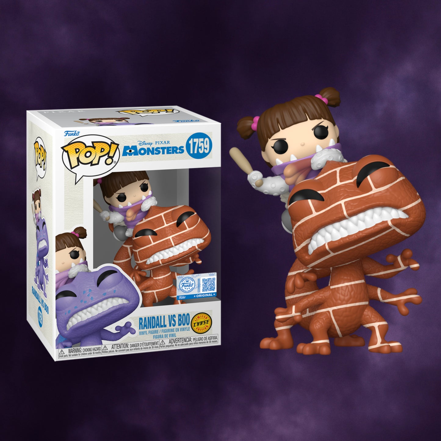 Funko Pop! Monsters Randall vs Boo (Limited Chase) #1759