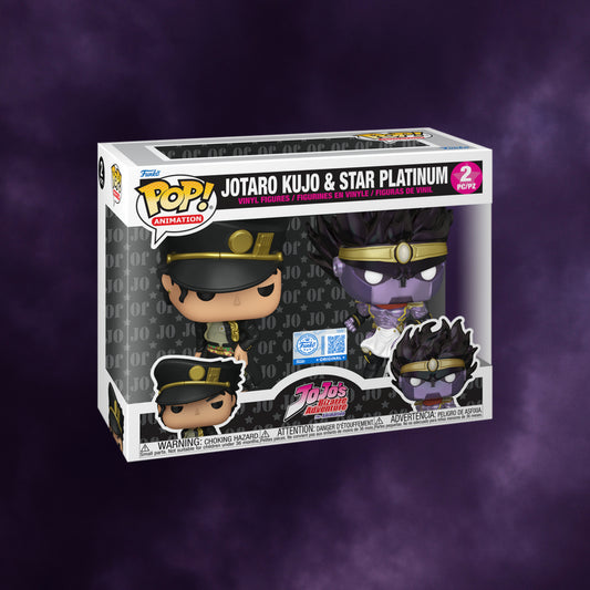 Funko Pop! Animation: JoJo’s Bizarre Adventure – Jotaro Kujo & Star Platinum 2-Pack