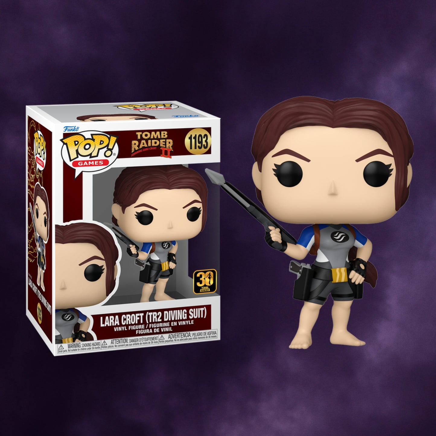 Funko Pop! Games: Tomb Raider II – Lara Croft (TR2 Diving Suit) #1193