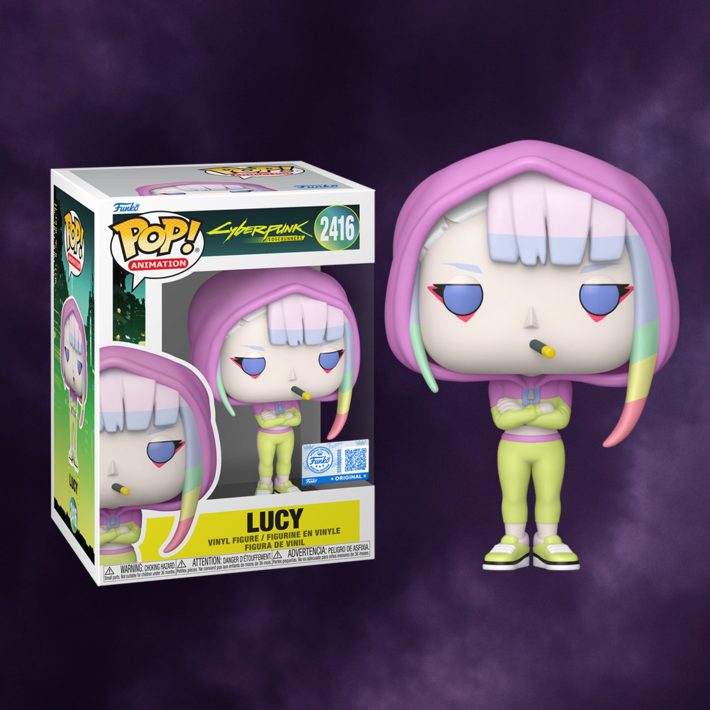 Funko Pop! Cyberpunk Lucy in Hoodie Exclusive #2416