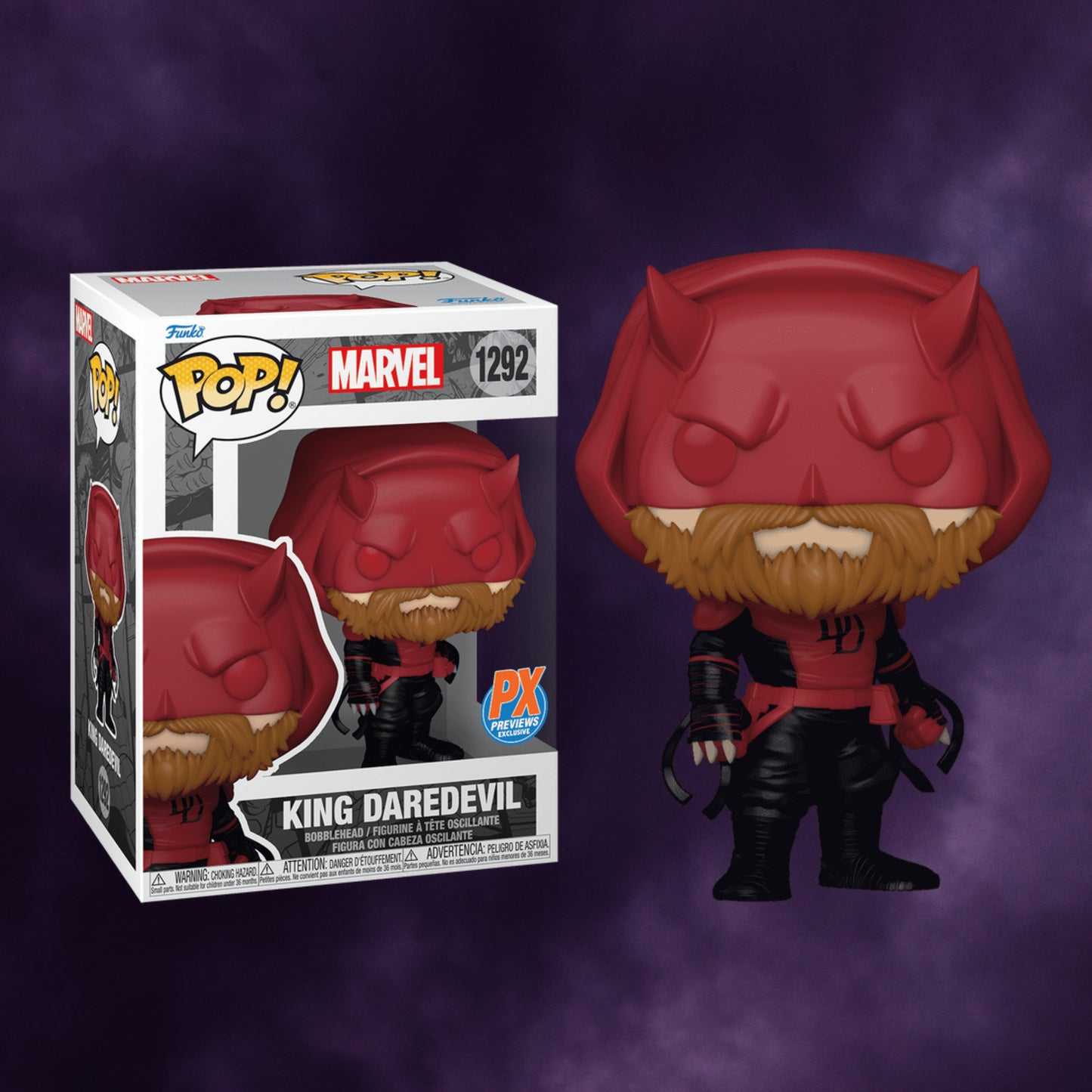 Funko Pop! Marvel – King Daredevil PX Previews Exclusive #1292