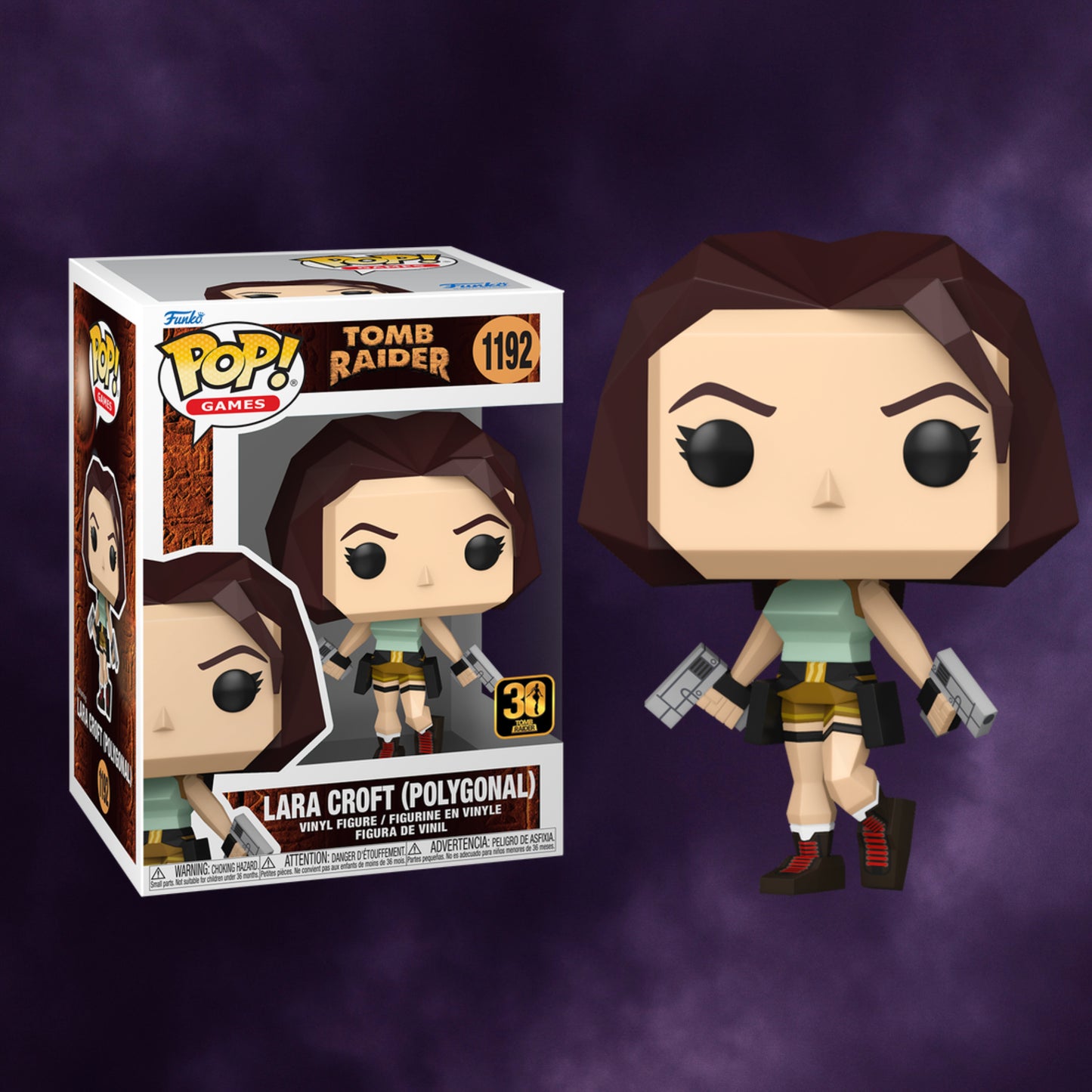Funko Pop! Games – Lara Croft (Polygonal) #1192