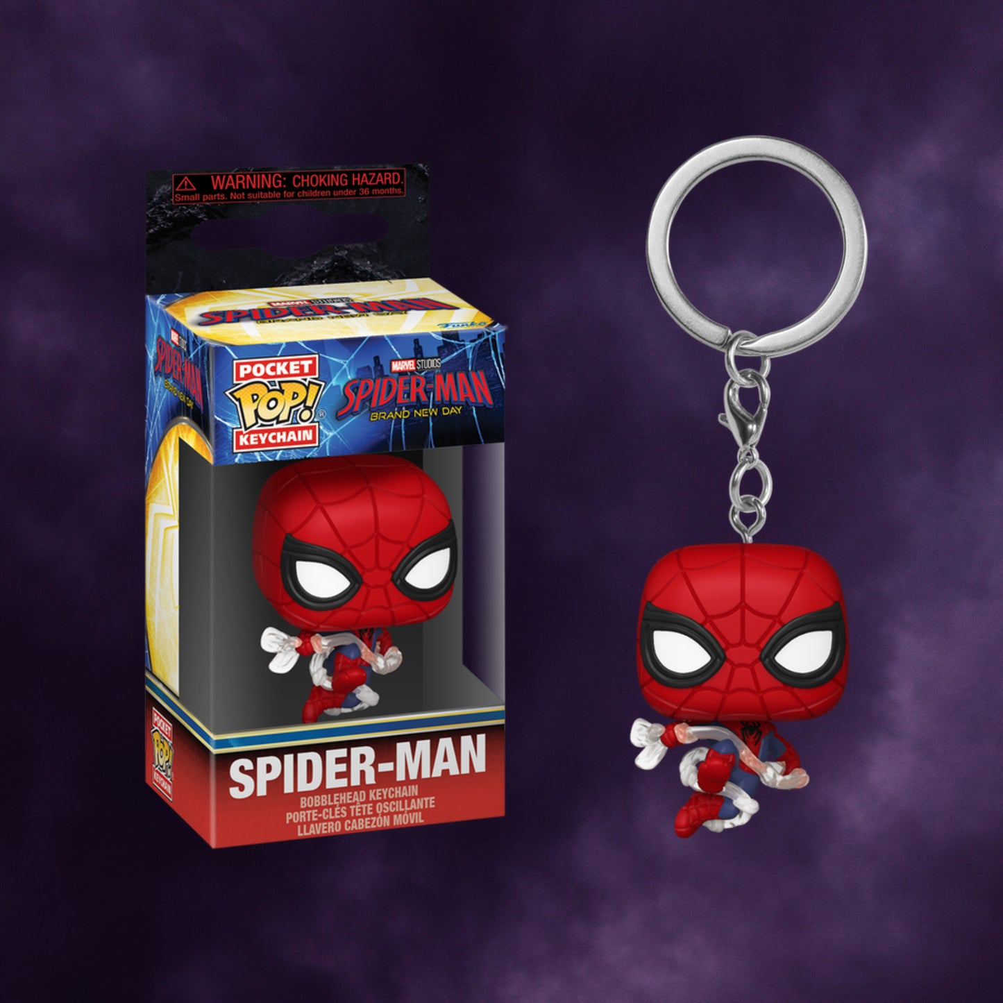 Funko Pocket Pop! Keychain: Spider-Man (Brand New Day)