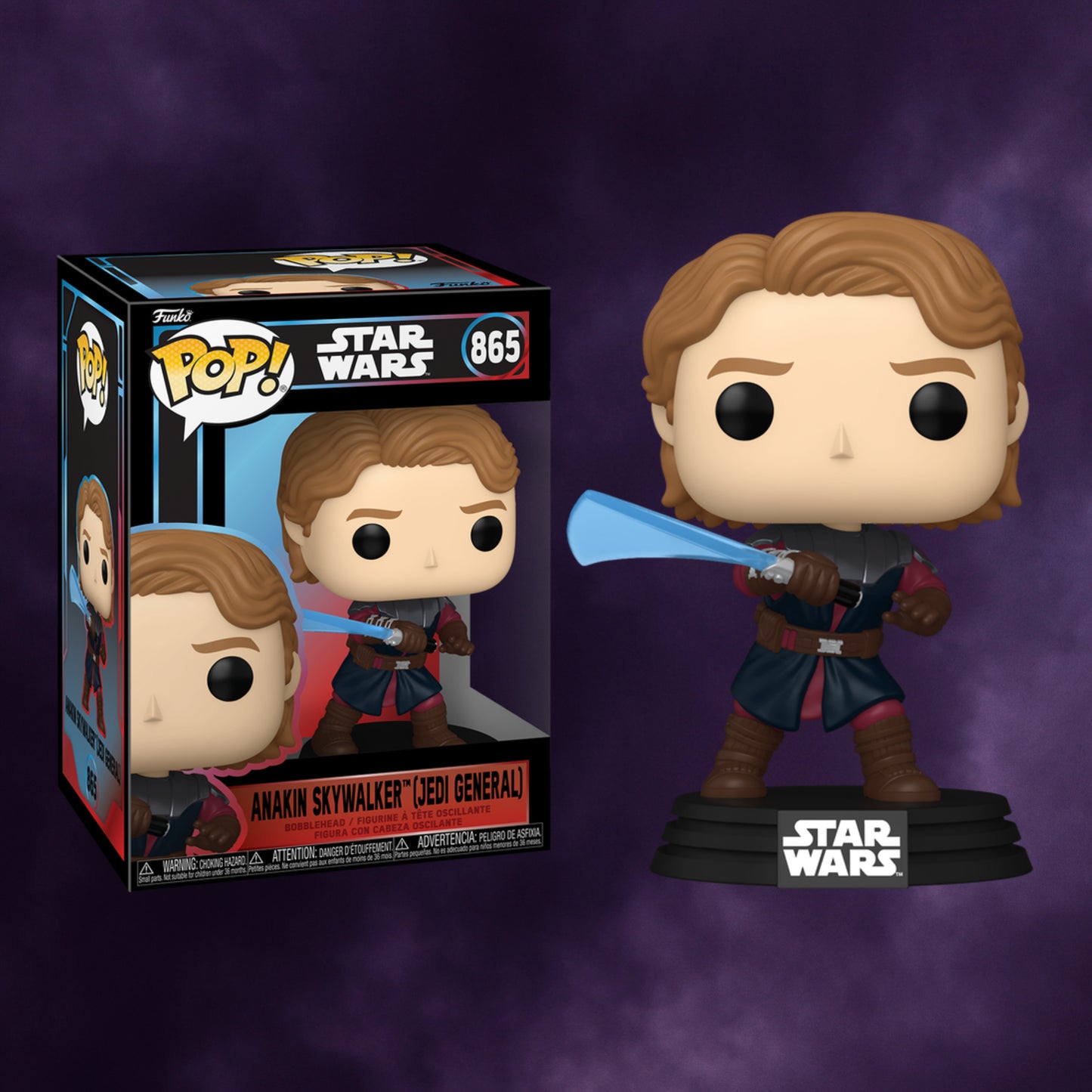Funko Pop! Star Wars Anakin Skywalker (Jedi General) #865