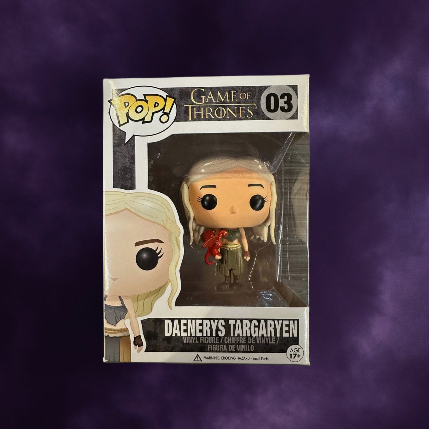 Game of Thrones Funko Pop! Daenerys Targaryen with Red Dragon Nadir #03