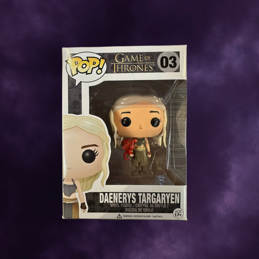 Game of Thrones Funko Pop! Daenerys Targaryen with Red Dragon Nadir #03
