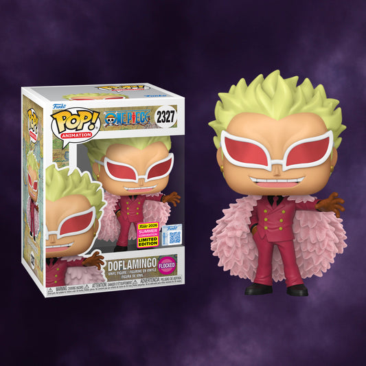 One Piece Pop! Animation Donquixote Doflamingo Flocked Summer Convention Limited Edition #2327