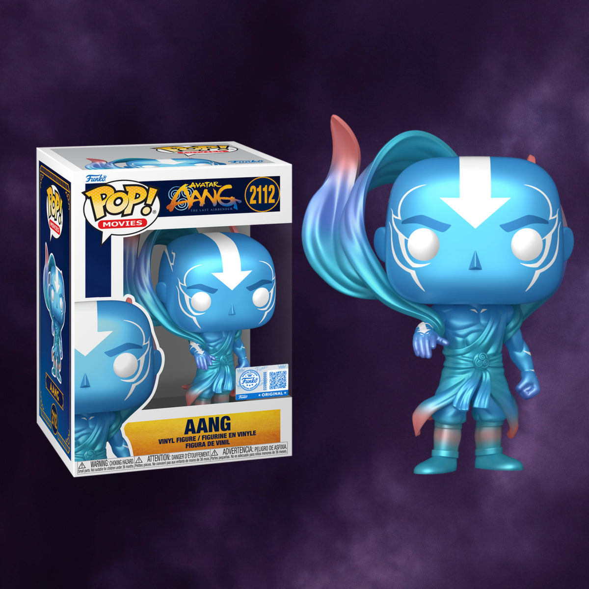 Avatar: The Last Airbender Pop! Movies Aang Avatar State Exclusive #2112