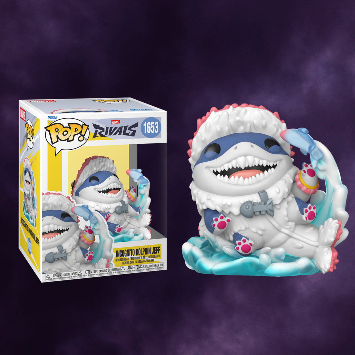 Pop! Premium Incognito Dolphin Jeff (Marvel Rivals) #1653