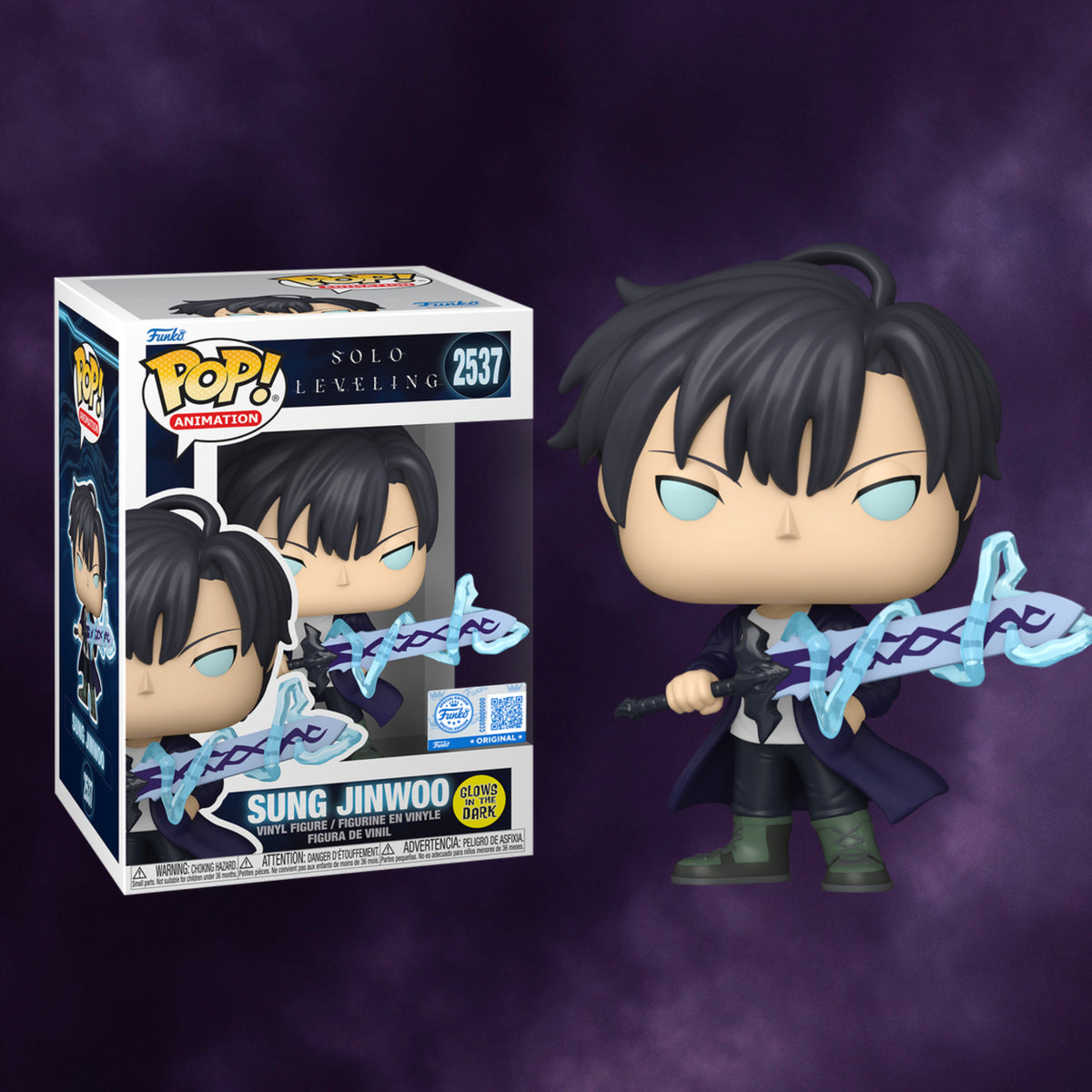 Solo Leveling Pop! Animation Sung Jinwoo Glow in the Dark #2537
