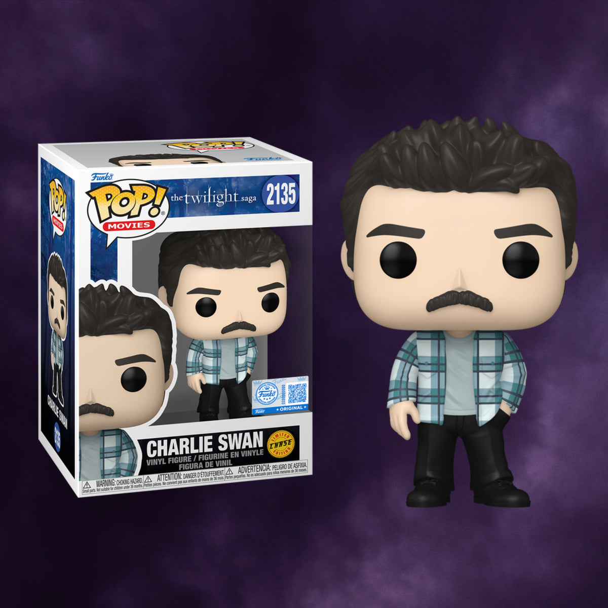 The Twilight Saga Pop! Movies Charlie Swan Chase #2135