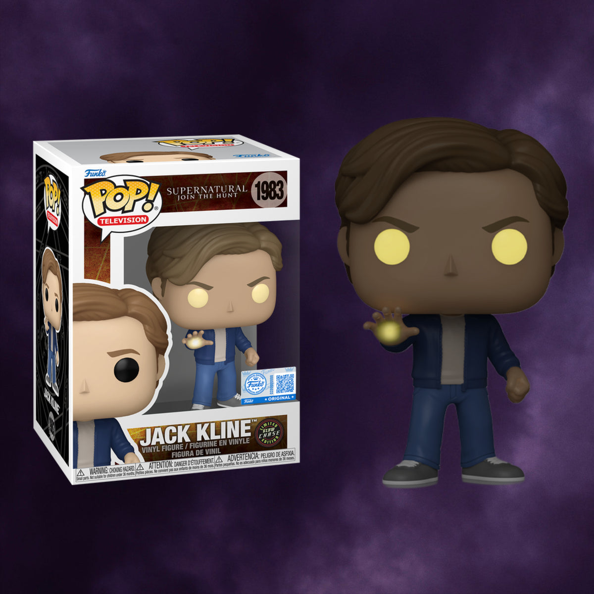 Supernatural Pop! Television Jack Kline Glow Chase #1983