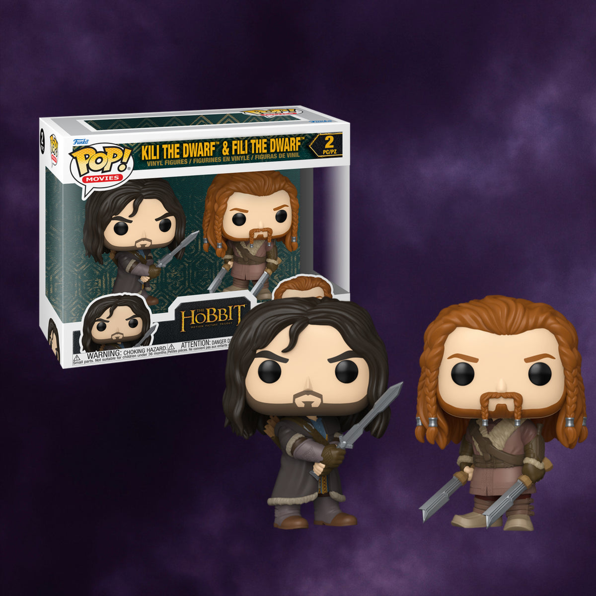 The Hobbit Pop! Movies Kili the Dwarf & Fili the Dwarf 2-Pack