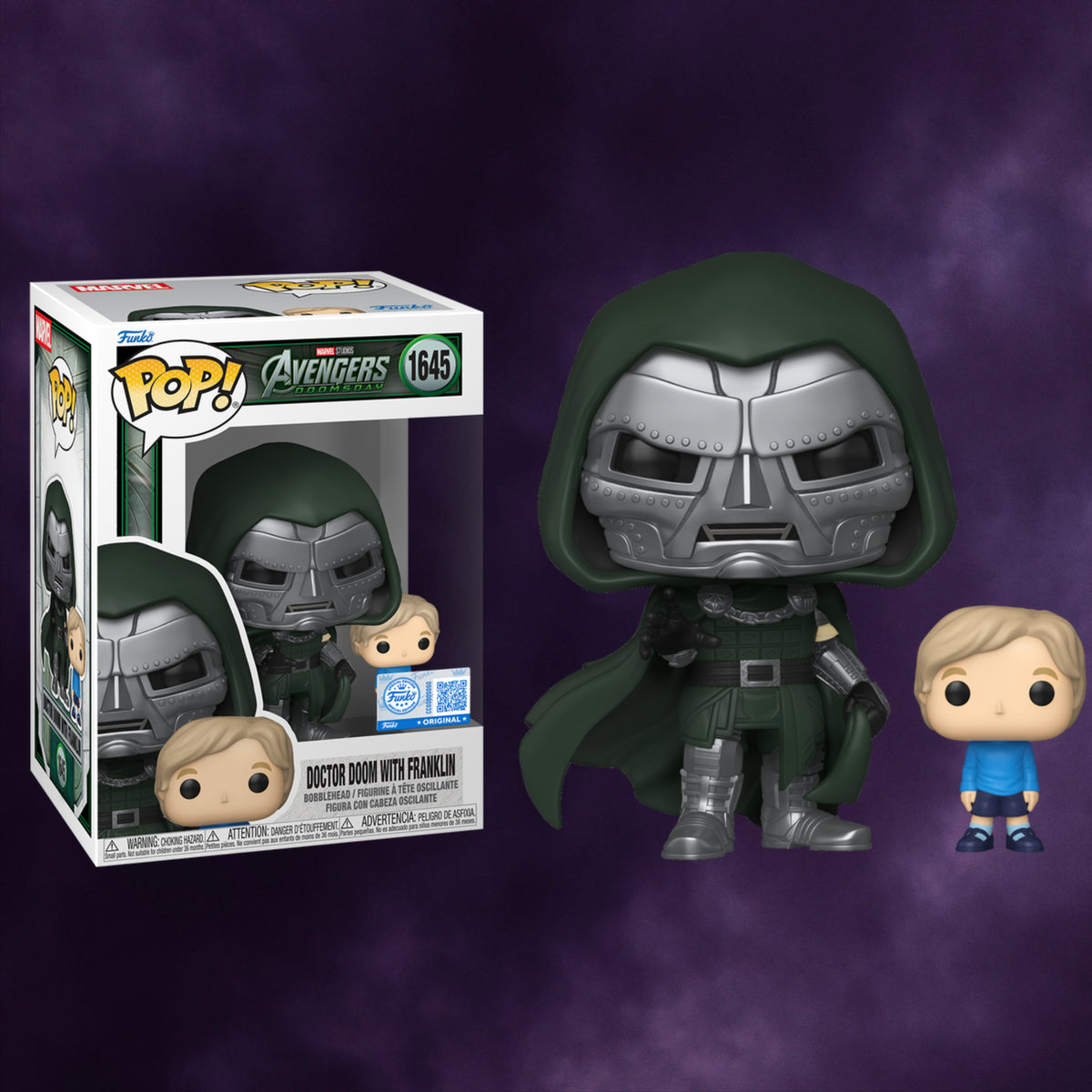 Funko Pop! Marvel Studios Avengers: Doomsday – Doctor Doom with Franklin #1645 Exclusive