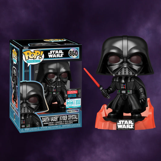 Funko Pop! Star Wars – Darth Vader (Kyber Crystal) #860 – 9500 Pieces Limited Edition 2026 Fall Convention Exclusive