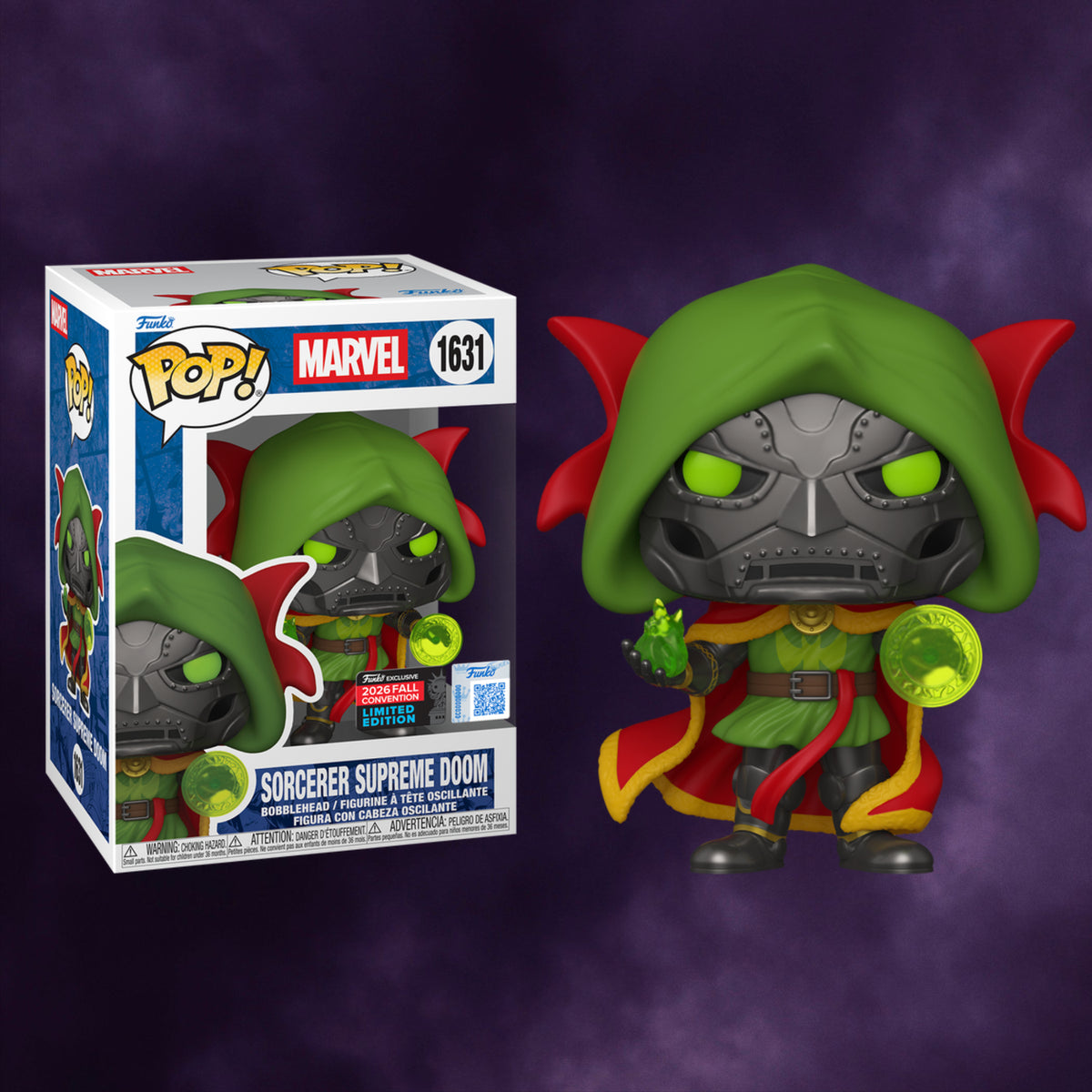 Funko Pop! Marvel – Sorcerer Supreme Doom #1631 – 2026 Fall Convention Exclusive